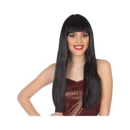 Peluca Larga Lisa Negra con Flequillo para Disfraz de Vampiresa Bruja Halloween Gótico Precio: 3.78999951. SKU: B1GZ3HB4BB