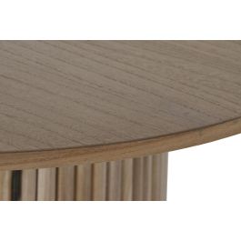 DKD Home Decor Mesa Ovalada Comedor Balines Natural Madera Paulownia y MDF 180 x 90 x 75 cm
