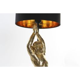 Lampara Sobremesa Colonial DKD Home Decor Dorado Negro 25 x 49 x 25 cm Lampara Sobremesa Colonial DKD Home Decor Dorado Negro 25 x 49 x 25 cm