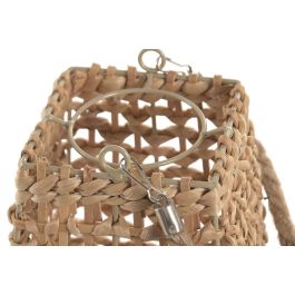 DKD Home Decor Lampara Solar Terraza Jardin Marron 20x36x20 cm Set 3