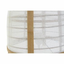 Lampara Techo Oriental DKD Home Decor Blanco Natural 32 x 45.5 x 32 cm