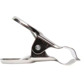 MAUL 2175096 Pinzas sujetapapeles MAULstandard de metal plateado, 52mm de ancho, 10 unidades