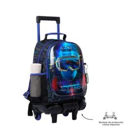 Totto Mochila Morral Rue Bumper Mettaverse M con Ruedas MJ03MTV005-2320-5CEM - Compartimiento Principal, Bolsillos Laterales y Organizadores Internos Totto Mochila Morral Rue Bumper Mettaverse M con Ruedas MJ03MTV005-2320-5CEM - Compartimiento Principal, Bolsillos Laterales y Organizadores Internos