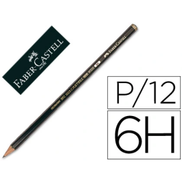 Faber Castell Lápices de Grafito 9000 6H Ecológico Unidad Precio: 12.99538548. SKU: B1B2ASAW3A