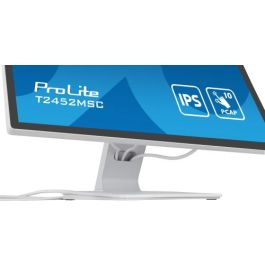Monitor Iiyama 24" White Bonded Pcap 10P Touch, 1920X1080, Ips-Panel, Flat Bezel Free Glass Front, Hdmi, Displayport, 360Cd/M² (With Touch), Usb Hub 2X 3.0, Speakers (T2452MSC-W1) Monitor Iiyama 24" White Bonded Pcap 10P Touch, 1920X1080, Ips-Panel, Flat Bezel Free Glass Front, Hdmi, Displayport, 360Cd/M² (With Touch), Usb Hub 2X 3.0, Speakers (T2452MSC-W1)