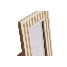 Marco Foto 10X15 Glam DKD Home Decor Blanco Natural 1.8 x 21.5 x 17 cm Marco Foto 10X15 Glam DKD Home Decor Blanco Natural 1.8 x 21.5 x 17 cm