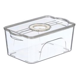 Organizador Nevera Tapa Med Aro Blanco Kinvara 26x10x16cm (Set de 12)