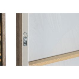 Lienzo Home ESPRIT Negro Verde Dorado Palmeras Tropical 103 x 4,5 x 143 cm (2 Unidades)