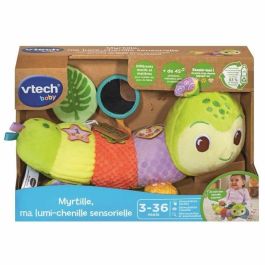 Vtech Baby VT80567105 Myrtille, Mi Lumi-Chenille Sensorial (Botellas de Plástico Reciclado)