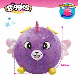 Peluche Eolo Morado Felpa Plástico 45 x 45 x 45 cm Hinchable (4 Unidades) Peluche Eolo Morado Felpa Plástico 45 x 45 x 45 cm Hinchable (4 Unidades)