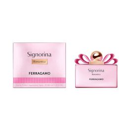Salvatore Ferragamo SIGNORINA ROMANTICA Eau de Parfum Vaporizador 100 ml - Fragancia Floral Oriental Dulce con Notas de Grosella Negra, Limón, Flor de Azahar, Vainilla y Sándalo