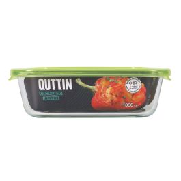 Quttin Fiambrera Rectangular con Tapa Verde 20.5 x 15.3 cm (6 Unidades) Quttin Fiambrera Rectangular con Tapa Verde 20.5 x 15.3 cm (6 Unidades)