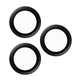 PanzerGlass SAFE Protector de Lente de Cámara Negro para iPhone 16 Pro y iPhone 16 Pro Max, Vidrio Templado