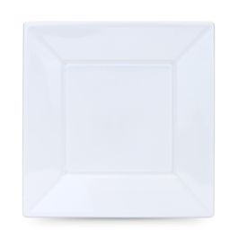 Set de 12 platos cuadrados de plástico premium Algon 23 cm (24 Cajas) Set de 12 platos cuadrados de plástico premium Algon 23 cm (24 Cajas)
