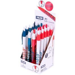 Milan Bolígrafo P1 Nata® 624 Tinta Azul Caja Expositora 20 Ud Precio: 14.69000016. SKU: B15RYS3QFH
