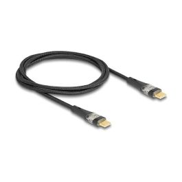 DeLOCK Cable USB 2.0 Tipo C Macho a Macho Transparente, Carga Rápida PD 3.0 100W, Datos 480Mbps, Longitud 1 m, Color Negro Precio: 12.4751. SKU: B14PTF35DX