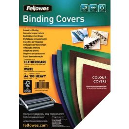 Fellowes 5370104 Pack 100 Portadas Simil Piel A4 Blanco 250 Gr. Precio: 20.59000009. SKU: S8407241