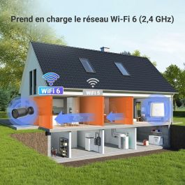 Ezviz EZV1725922648383 Cámara de vigilancia 4K con batería, visión nocturna a color, detección por IA y Wi-Fi 6