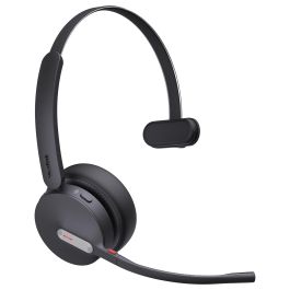 Yealink Auriculares Bluetooth BH70 Mono UC Inalámbrico USB-C/A para Oficina/Centro de Llamadas con Micrófono de Cancelación de Ruido y 35h de Conversación Negro