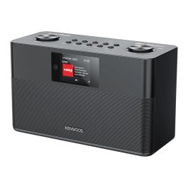 Kenwood CR-ST100S-B Radio Internet Digital con DAB+/FM, Bluetooth, Wi-Fi, Spotify, Altavoces, Pantalla TFT 2.3", Mando a Distancia, Negro