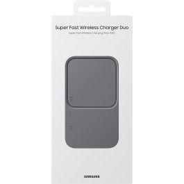 Samsung EP-P5400 Cargador Inalámbrico Duo 15W para Smartphone y Reloj Inteligente, Gris