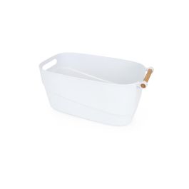 Confortime Cesta Multiusos Asas de Madera 21,5 cm Ancho x 40 cm Largo x 18 cm Alto, 5,38 kg (12 Unidades) Confortime Cesta Multiusos Asas de Madera 21,5 cm Ancho x 40 cm Largo x 18 cm Alto, 5,38 kg (12 Unidades)