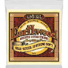 Ernie Ball Earthwood Silk & Steel 80/20 Bronze (12 St.) Cuerdas Guitarra Acústica 9-46