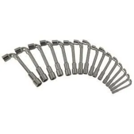 Ks Tools 517.0441 Caja de 16 Llaves de Tubo Abiertas Métricas Hexagonales de 8 a 24 mm