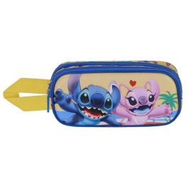Karactermania Estuche Portatodo Doble 3D Lilo y Stitch Ocean 22 x 8 x 9.5 cm