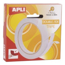 Cinta Adhesiva Doble Cara Apli Rollo 20M X 15Mm Precio: 3.50000002. SKU: B1JJQDEQX7