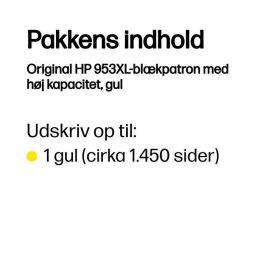 HP Oficejet Pro 7730/8710/8720/8730/8740 Cartucho Amarillo nº953XL 1450 pag