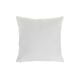 DKD Home Decor Cojín Urban 45 x 45 cm de Poliéster Blanco y Gris (2 Unidades)