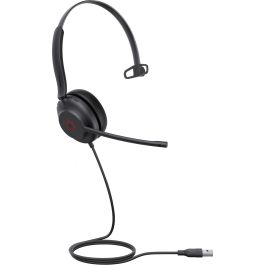 Yealink UH35 Mono UC - Auricular de Diadema USB Monoaural con Micrófono con Cancelación de Ruido para Oficina y Call Center Negro