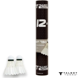 Schildkrot Volantes de Bádminton HIT 750 TRAINING Speed 77 con Plumas Naturales para Entrenamiento y Juego
