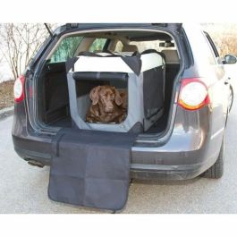 Kerbl AUC4018653805978 Caja de transporte Journey, 70 x 52 x 52 cm, Gris y Beige