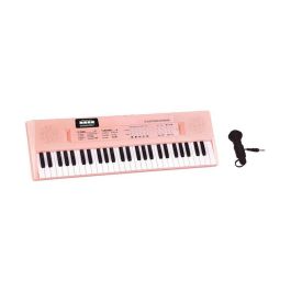 Teclado electrónico 54 teclas con micrófono color rosa Precio: 24.50000014. SKU: S2425245