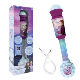 Lexibook Micrófono Luminoso Disney Frozen con Altavoz Integrado y Efectos de Sonido