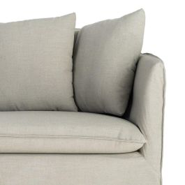 Sofá Verde Tejido Salón 215 X 92 X 78 cm