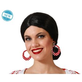 Pendientes Circular Flamenca Color Rojo Para Disfraz Precio: 0.99000022. SKU: B185NNYPY2