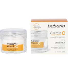 Babaria Crema Facial Antioxidante Vitamina C con Vitamina E para Todo Tipo de Pieles Ilumina y Protege 50 ml