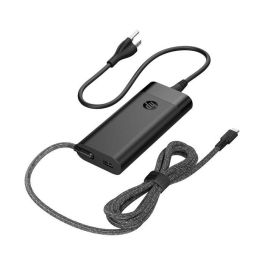 HP Cargador de Portátil 110W USB-C con Puerto USB-A Adicional para Carga Simultánea de Teléfonos, Tablets y Otros Dispositivos