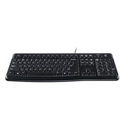 Logitech Teclado y Ratón con Cable USB, Negro