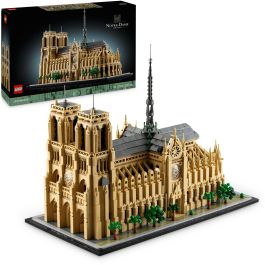 LEGO Architecture Notre-Dame de Paris 21061 Juego de Construcción para Adultos con 4383 Piezas