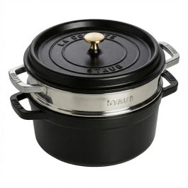 Staub La Cocotte Cocotte Redonda 24cm con Inserto de Vapor Negro Precio: 232.4999996. SKU: B1CKRKJ6J4