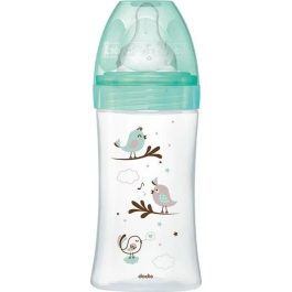 Dodie Botella Anticólicos Iniciación Vidrio 270ml Flujo 3 Velocidades VERT BIRDS Precio: 28.99000038. SKU: B195MCYNAN