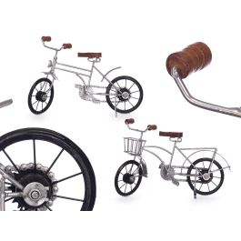 Bicicleta GRD Plateada Giftdecor - 48x28x13 cm, Hierro, Madera, Plata (6 Unidades) Precio: 87.5000005. SKU: B19G45VW9G