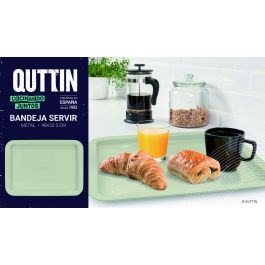 Bandeja de servir de metal Quttin 48x33.5 cm, 3 surtidos (12 Unidades) Bandeja de servir de metal Quttin 48x33.5 cm, 3 surtidos (12 Unidades)