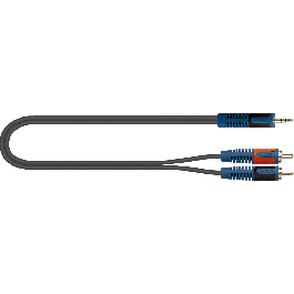 Cable Audio Pvc Mini Jack Stereo-Rca(X2) - 5 M Cable Audio Pvc Mini Jack Stereo-Rca(X2) - 5 M
