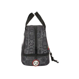 Portameriendas The Avengers Vendetta Negro 20 x 20 x 15 cm