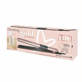 Saint Algue SAI3666085200499 Plancha de Pelo Demeliss Gold Love con Placa 25x120 mm y 2 Tratamientos Incluidos Saint Algue SAI3666085200499 Plancha de Pelo Demeliss Gold Love con Placa 25x120 mm y 2 Tratamientos Incluidos
